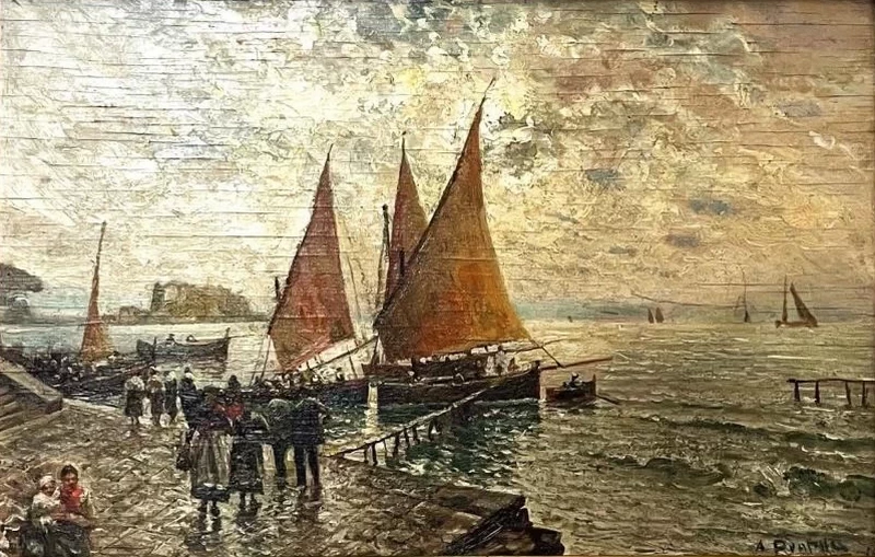 234-Scena del porto